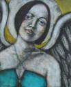 Angel in a Blue Dress - 30x60cm £695